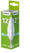 Лампа светодиодная C35 свеча 12Вт 230В 6500К E14 GENERICA1