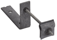 Держатель проводника круглого 6-10мм на парапет h=100мм оцинкованная сталь TD IEK