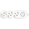 Extension cord with switch 3 sockets 2P+PE/1,5 meters 3x1,5mm2 16A/250V UNO IEK2