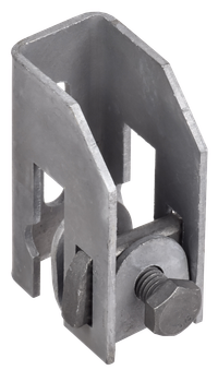 Держатель полосы с болтом 50х5мм оцинкованная сталь HDZ IEK
