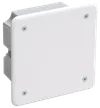 Коробка распаячная КМ41021 92х92x45мм для полых стен (с саморезами, металлические лапки, с крышкой) IEK0