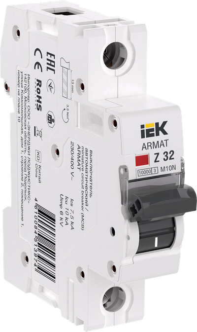 ARMAT Автоматический выключатель M10N 1P Z 32А IEK