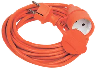 Portable cords with plug and socket USH-01RV orange P+PE/5 meters 3x1,0 mm2 IP44 IEK