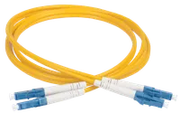 ITK Шнур оптический коммутационный соединительный (патч-корд) для одномодового кабеля (SM) 9/125 (OS2) LC/UPC-LC/UPC Duplex разъёмы uniboot push-pull LSZH 2м