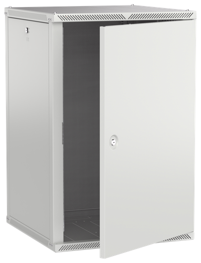 ITK LINEA W Шкаф настенный 18U 600х600мм дверь металл серый 2.0