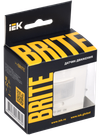 BRITE Датчик движения ДС10-1-БрБ белый IEK1