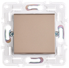 SKANDY Выключатель 1-клавишный проходной 10А SK-V02Sa песочный IEK2