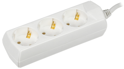 Удлинитель У03 3 места с заземлением 1,5м 3х1мм2 10А/250В GENERICA