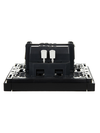 FORTE&PIANO Выключатель 1-клавишный проходной с индикацией 10А FP104 черный IEK5