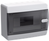 UNION Compact Корпус пластиковый ЩРН-П-8 IP41 черная прозрачная дверь IEK0
