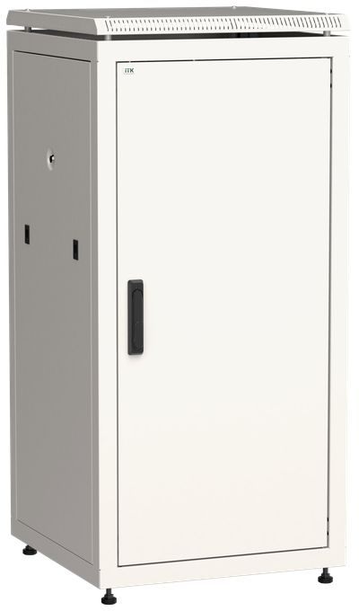 ITK LINEA N Шкаф сетевой 19" 28U 600х800мм металлическая передняя дверь серый