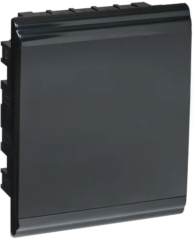 PRIME Корпус пластиковый ЩРВ-П-24 модуля встраиваемый черный IP41 IEK