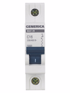 Автоматический выключатель ВА47-29 1Р 16А 4,5кА С GENERICA1