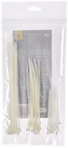 Set of clamps 2.5x100; 2.5x150; 2.5x200 white (75pcs/pack) IEK0