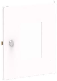 TITAN 5 Дверь прозрачная для ЩРв-12 (1х12) IP31 белая IEK