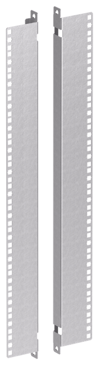 Профиль вертикальный 19" 15U для шкафов шириной 600мм (2шт/компл) GENERICA