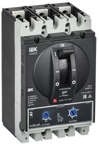 ARMAT Автоматический выключатель в литом корпусе 3P типоразмер A 85кА 100А расцепитель термомагнитный регулируемый IEK