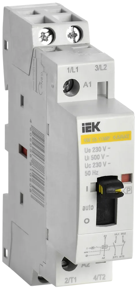 Modular contactor with manual operation KM20-11MR AC KARAT IEK