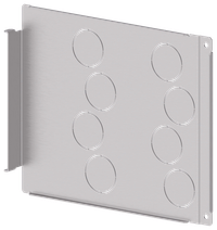 FORMAT Hardware compartment partition, side, vertical, with pass-through seals, height 300mm IEK