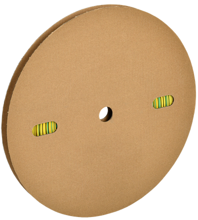 Трубка термоусадочная ТТУ нг-LS 10/5 желто-зеленая (100м/упак) IEK