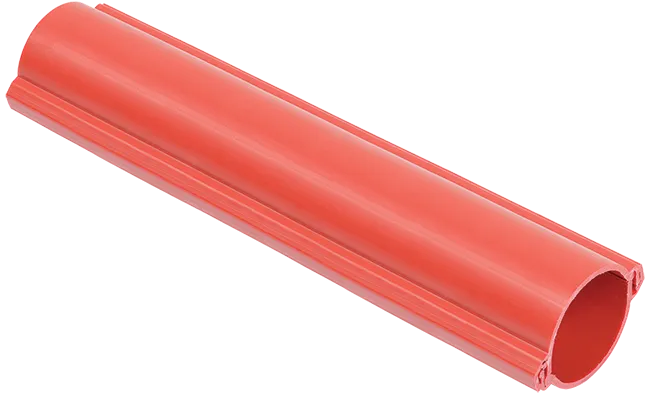 Collapsible pipe d=160mm (3m) red IEK