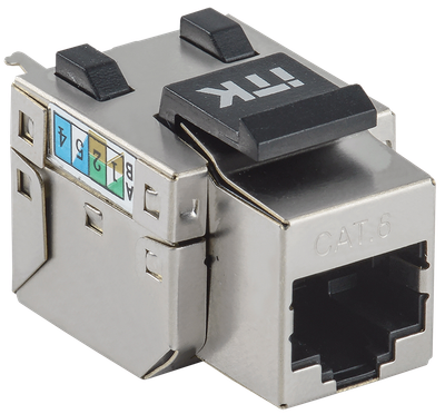 ITK Модуль Keystone Jack кат.6 FTP 110 IDC 90град розеточный