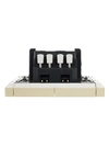 FORTE&PIANO Выключатель 2-клавишный проходной с индикацией 10А FP408 ваниль IEK4