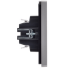 FORTE&PIANO Выключатель жалюзи 10А FP511 сталь IEK4