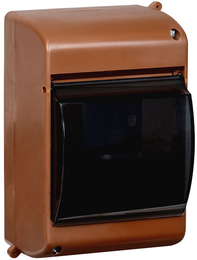 KREPTA 3 Корпус пластиковый КМПн 2/4 IP30 дуб IEK (MKP42-N-04-30-12-D)