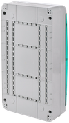 TEKFOR Корпус пластиковый КМПн-36 IP65 зеленая прозрачная дверь IEK4