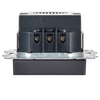 BRITE Выключатель карточный 30А ВС10-1-8-БрГ графит IEK7