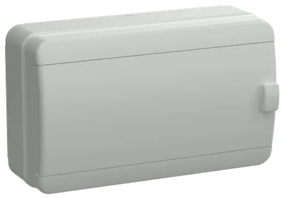 TEKFOR Корпус пластиковый КМПн-12 IP65 серая непрозрачная дверь IEK ...