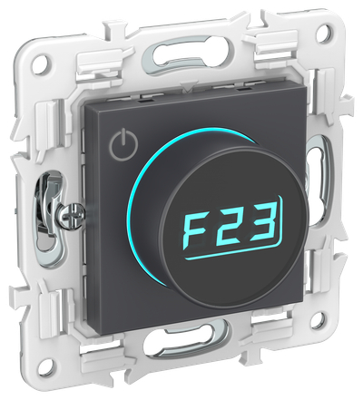 SKANDY Термостат электронный с индикацией SK-T01G графит IEK