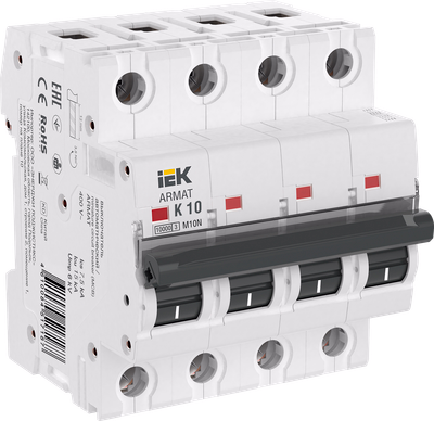 ARMAT Автоматический выключатель M10N 4P K 10А IEK