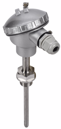 Преобразователь температуры погружной РТ1000 G1/2 50мм 2м монтажная головка ONI