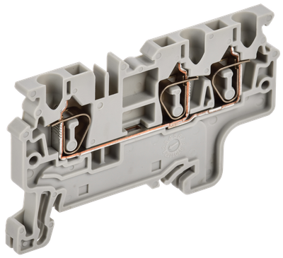 ARMAFIX Клемма пружинная CX2.5-3 2,5мм2 трехконтактная серая IEK