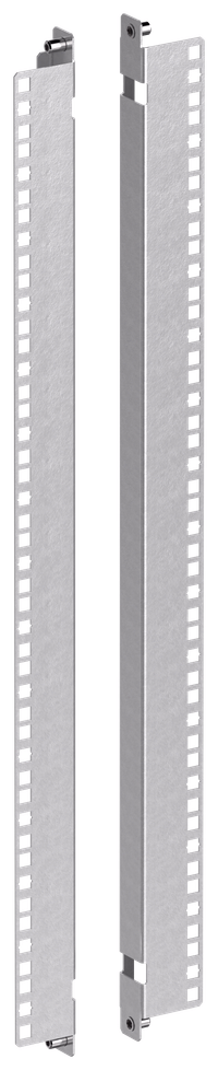 Профиль вертикальный 19" 15U для шкафов шириной 550м (2шт/компл) GENERICA