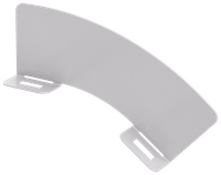 Dividing wall 50mm turning vertical external 45deg RAL 9016 IEK