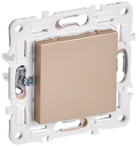 SKANDY Заглушка с суппортом SK-C01Sa песочный IEK