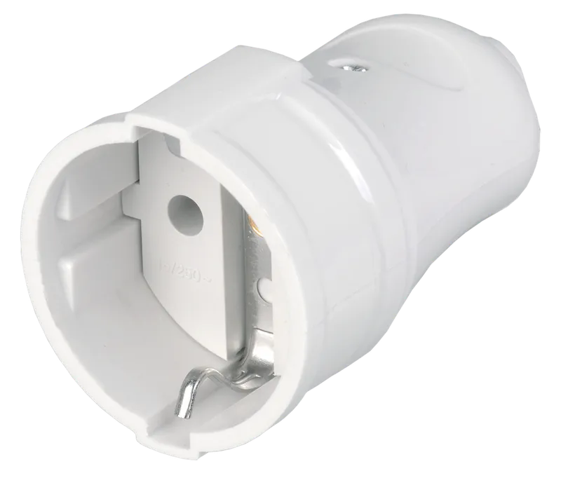 RPp10-01-ST Socket dismountable direct with grounding contact 16A white