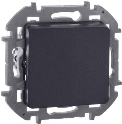 INSPIRIA Переключатель 1-клавишный перекрестный схема 7 10АХ антрацит