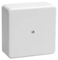 KM41222 pull box for surface installation 100x100x44 mm white (6 terminal blocks 6mm2)