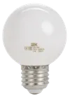 LIGHTING Лампа светодиодная декоративная G60 шар 3Вт 230В теплый белый E27 IEK1