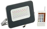 Прожектор светодиодный СДО 07-30RGB multicolor IP65 серый IEK