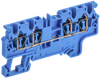 ARMAFIX Клемма пружинная CX2.5-4 BU 2,5мм2 четырехконтактная синяя IEK0