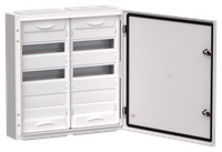 TITAN 5 Корпус металлический ЩРн-72 (2х36) 585х570х140мм IP54 белый (одна дверь) IEK