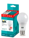 Лампа светодиодная A60 груша 8Вт 12-24В 4000К E27 IEK0