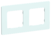 FLITE Рамка 2-местная РУ-2-К-ФлХЛ холодный лед IEK