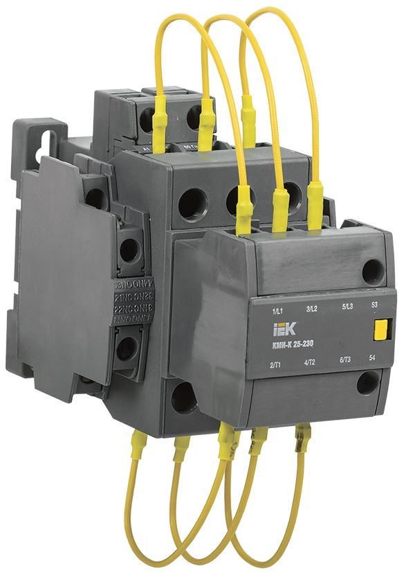 Контактор для конденсаторов КМИ-К 10кВАр IEK (KKMK-10-230-01)