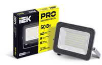 Прожектор светодиодный СДО 07-50 IP65 серый IEK